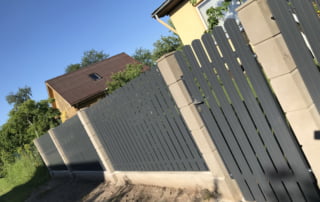 Metālštaketa žogi, Aluzinc, metāla žogi, metāla sētas, metāla vārti, bīdāmie vārti Rīgā