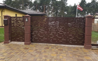 Žogi – Lāzergriešana Rīgā Žogi – Lāzergriešana Rīgā, Aluzinc, metāla žogi, metāla sētas, metāla vārti, bīdāmie vārti Rīgā
